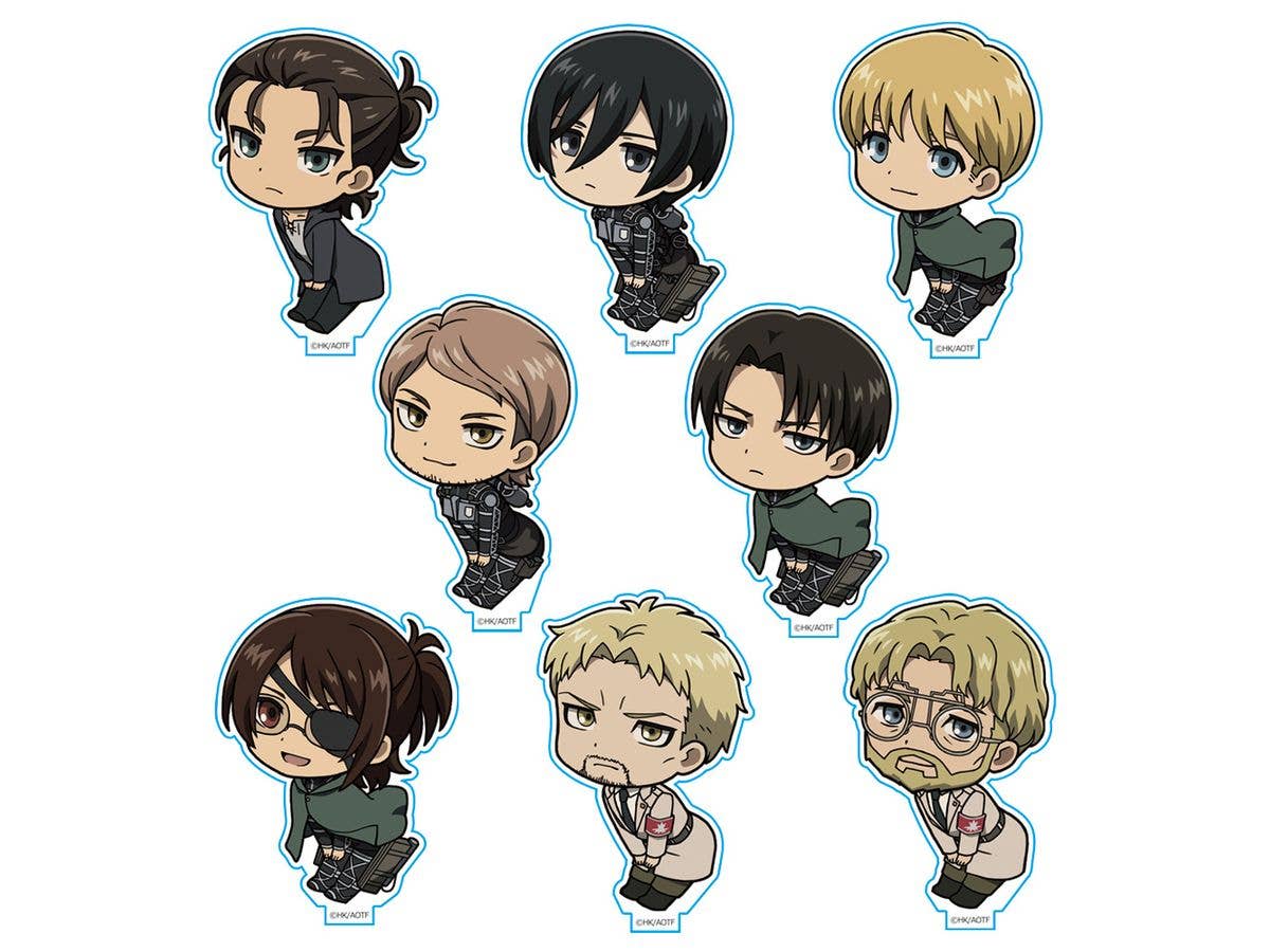 Attack on Titan: Tsunpittsu Acrylic Stand Collection 1Box 8pcs 