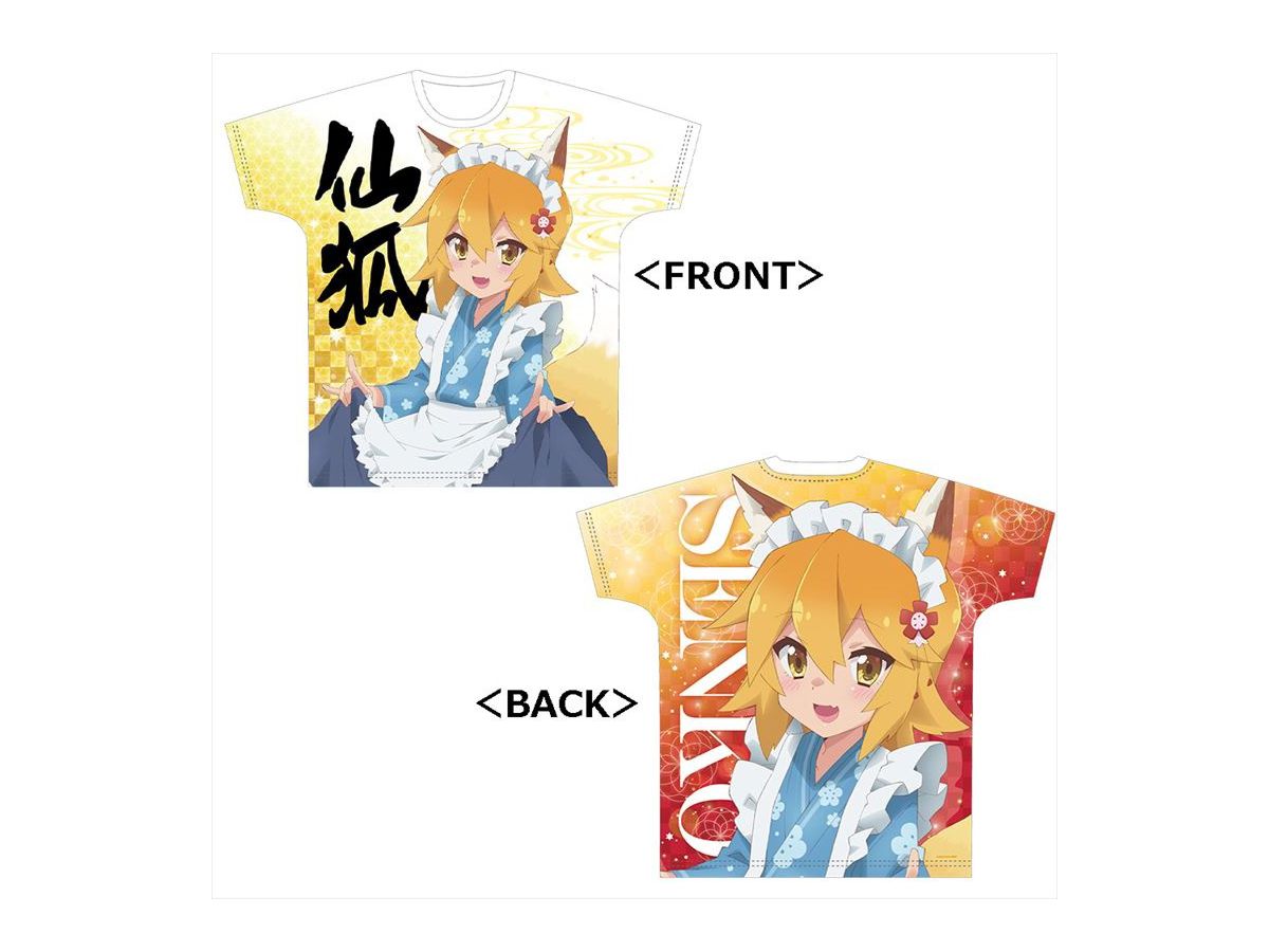 The Helpful Fox Senko-san: Full Graphic T-shirt [Maid Senko-san]