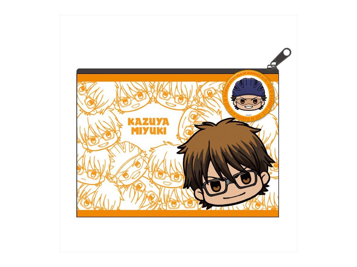 Ace of Diamond act II: Flat Pouch with Can Badge