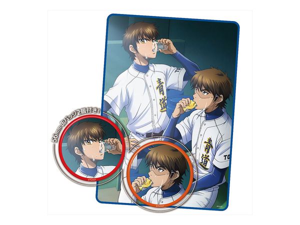 Ace of Diamond act II: Blanket with Can Badge