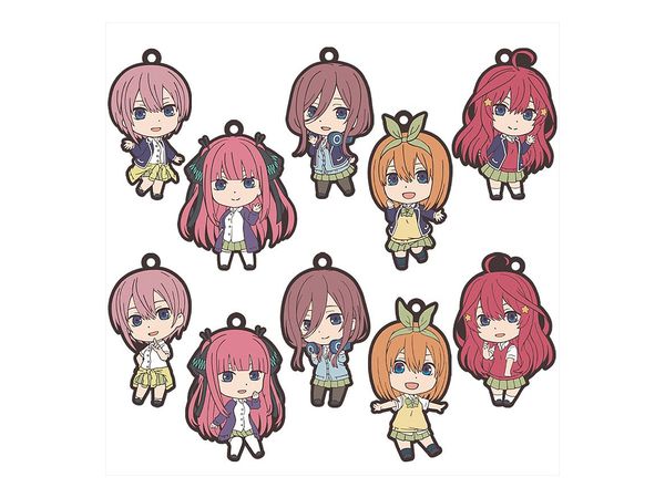 The Quintessential Quintuplets Rubber Strap Collection 1Box (10pcs)