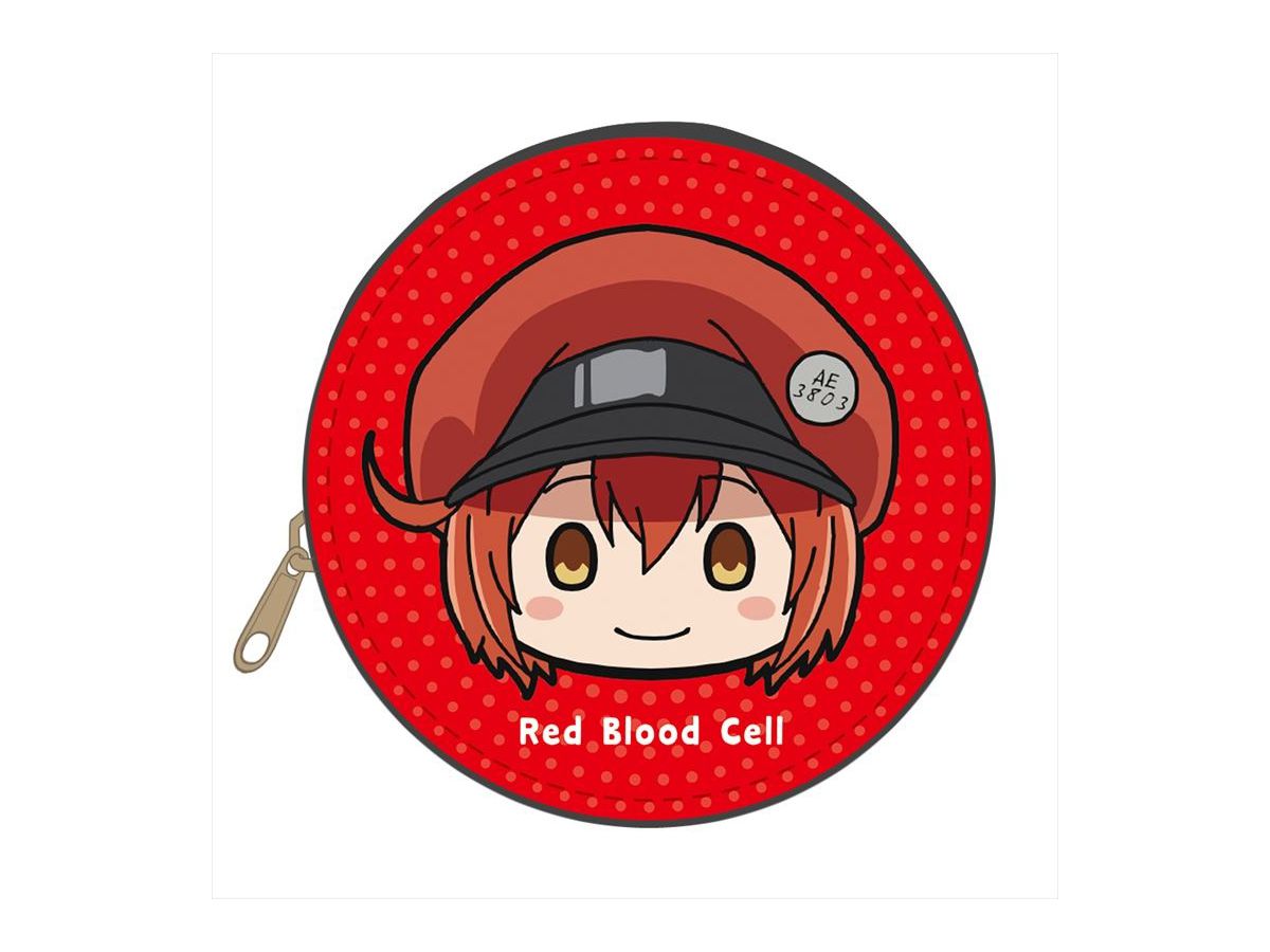 Cells At Work!!: Churu Chara Leather Case A (Erythrocyte)