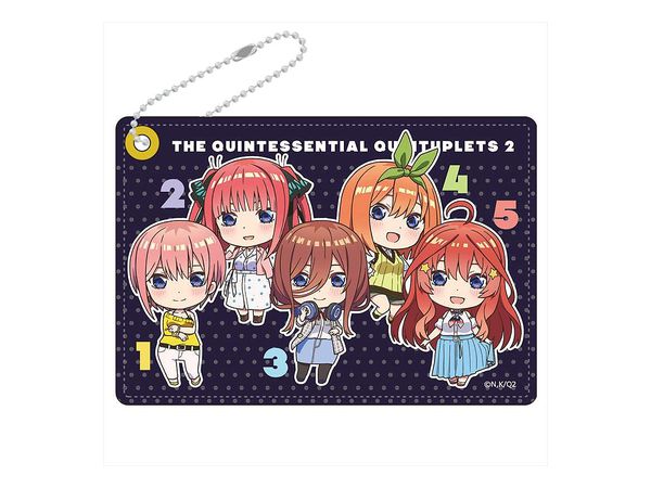 The Quintessential Quintuplets: Synthetic Leather Pass Case