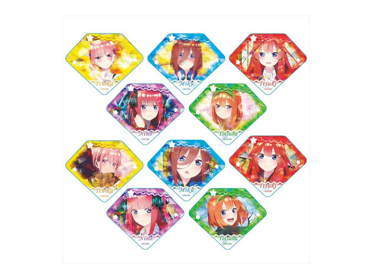 The Quintessential Quintuplets: Trading Prism Badge Vol.1: 1Box (10pcs)