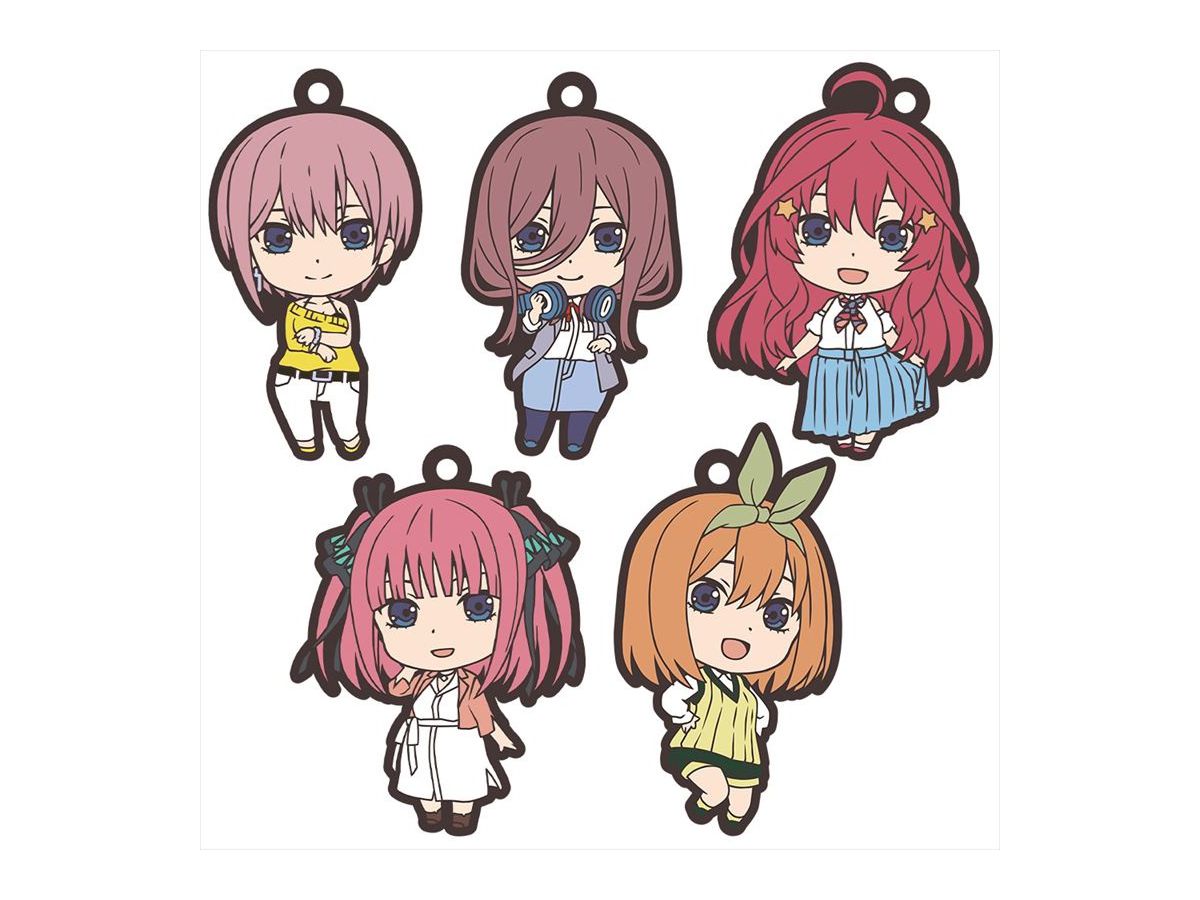 The Quintessential Quintuplets: Rubber Strap Collection Vol.1: 1Box (5pcs)