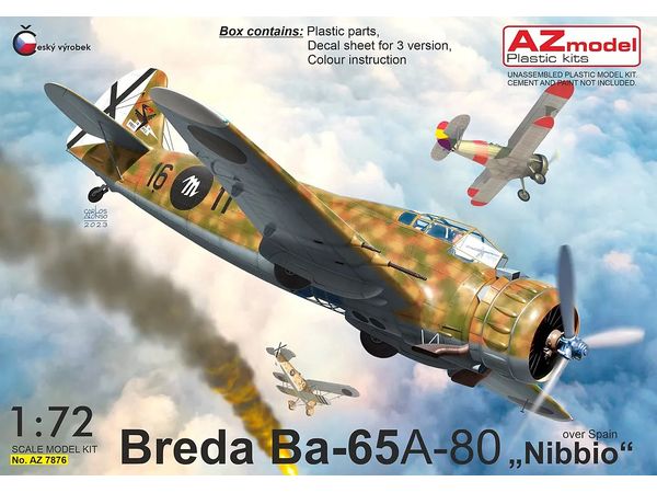 Breda Ba-65A-80 Nibbio Over Spain