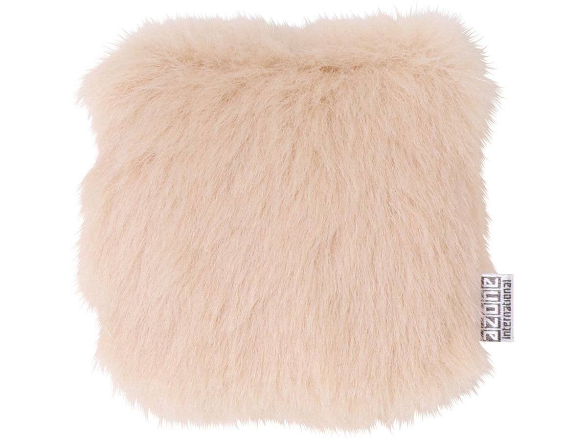 50mm Fur Cushion Beige