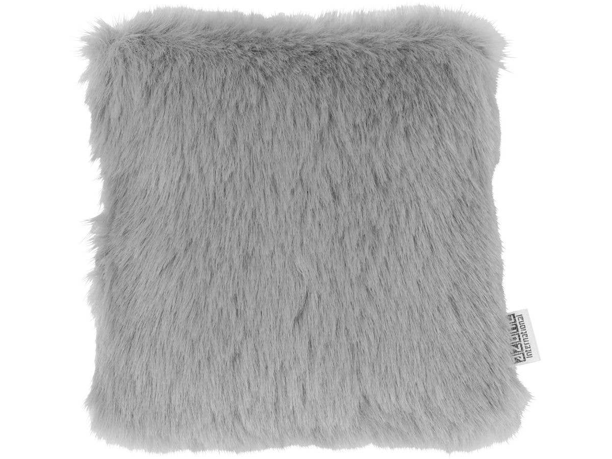 80mm Fur Cushion Gray