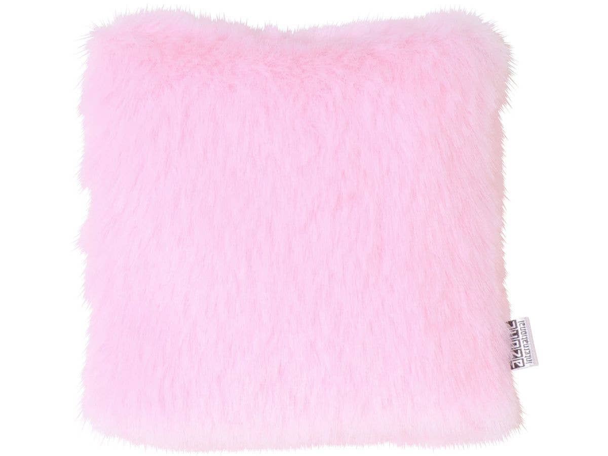 80mm Fur Cushion Pink