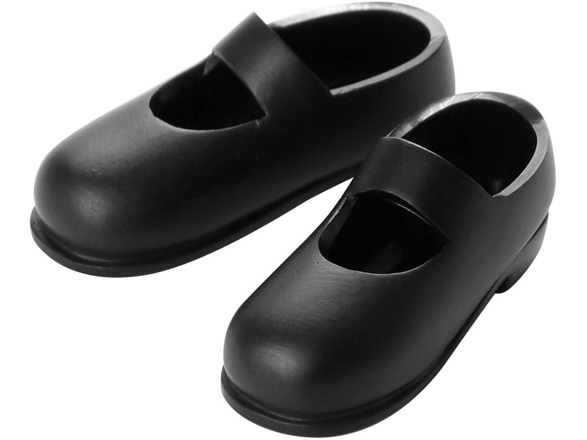 Soft Vinyl Strap Shoes Black