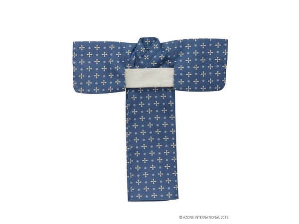 Boys Yukata Set Kazaguruma/ Sky Blue (Pure Neemo XS)