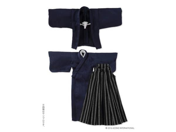 Pure Neemo XS Boy's Hakama & Haori Set Navy Blue