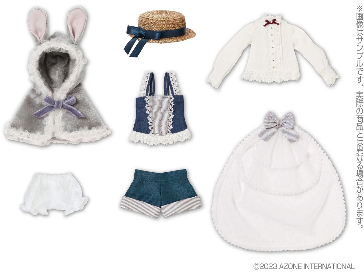 PNXS Shonen Alice Set: Alice's Tea Party Pale Gray x Blue