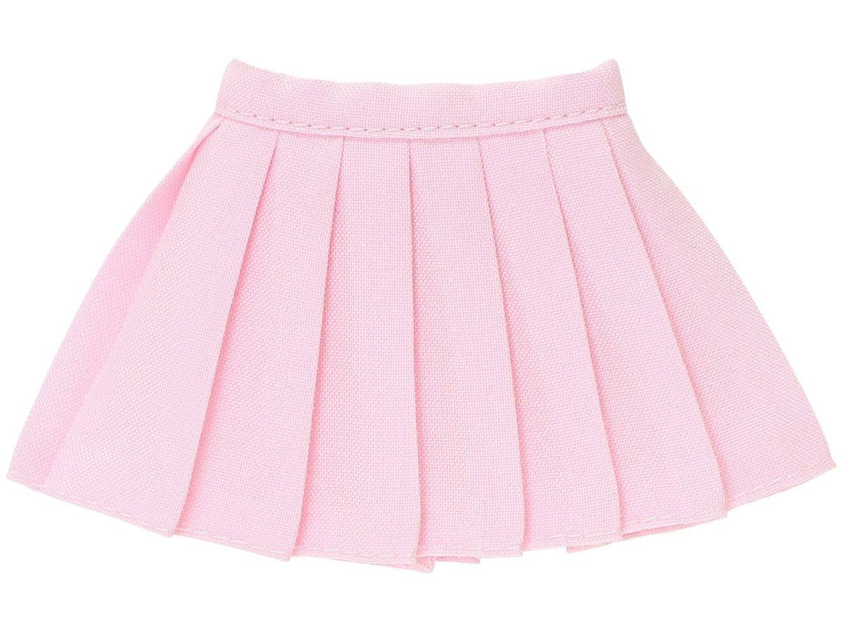PNXS Simple Pleated Skirt Pink