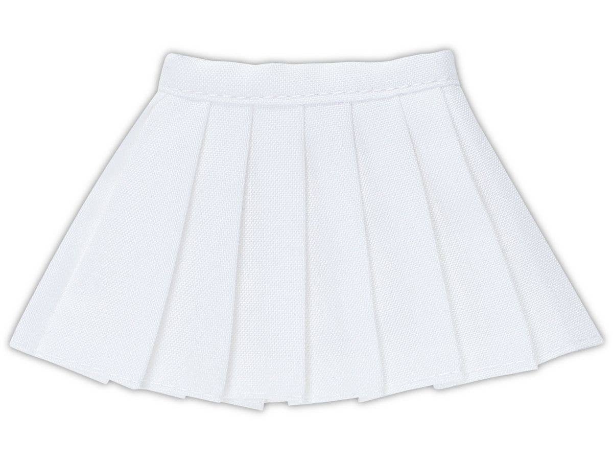 PNXS Simple Pleated Skirt White