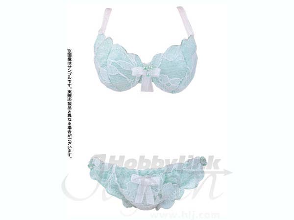 27cm Laced Bra & Panties Mint Green