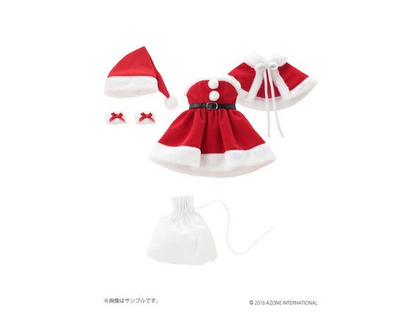 AZO2 Santa Girl Set Red