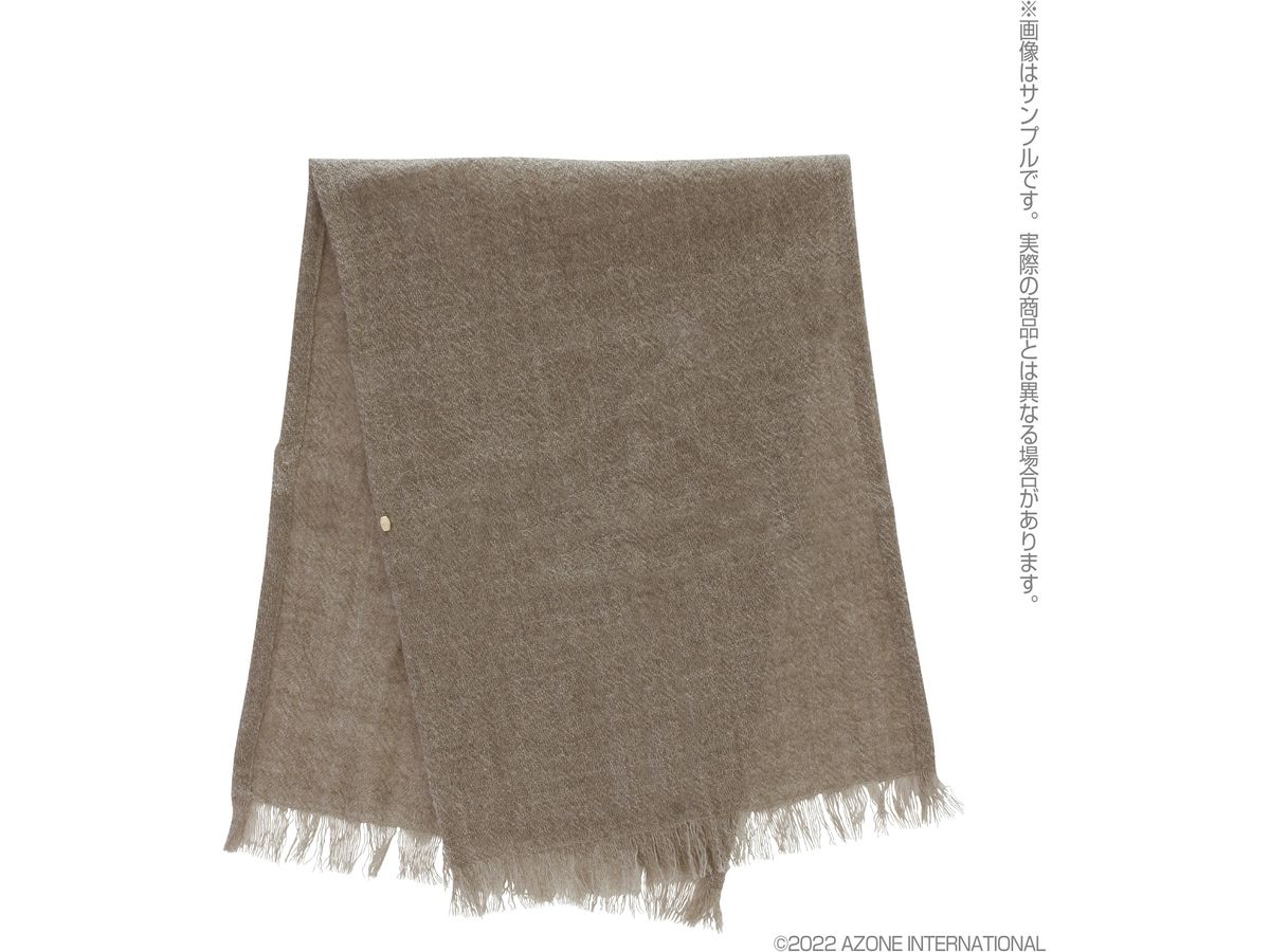 AZO2 AZO Can Loose Stole Charcoal Brown