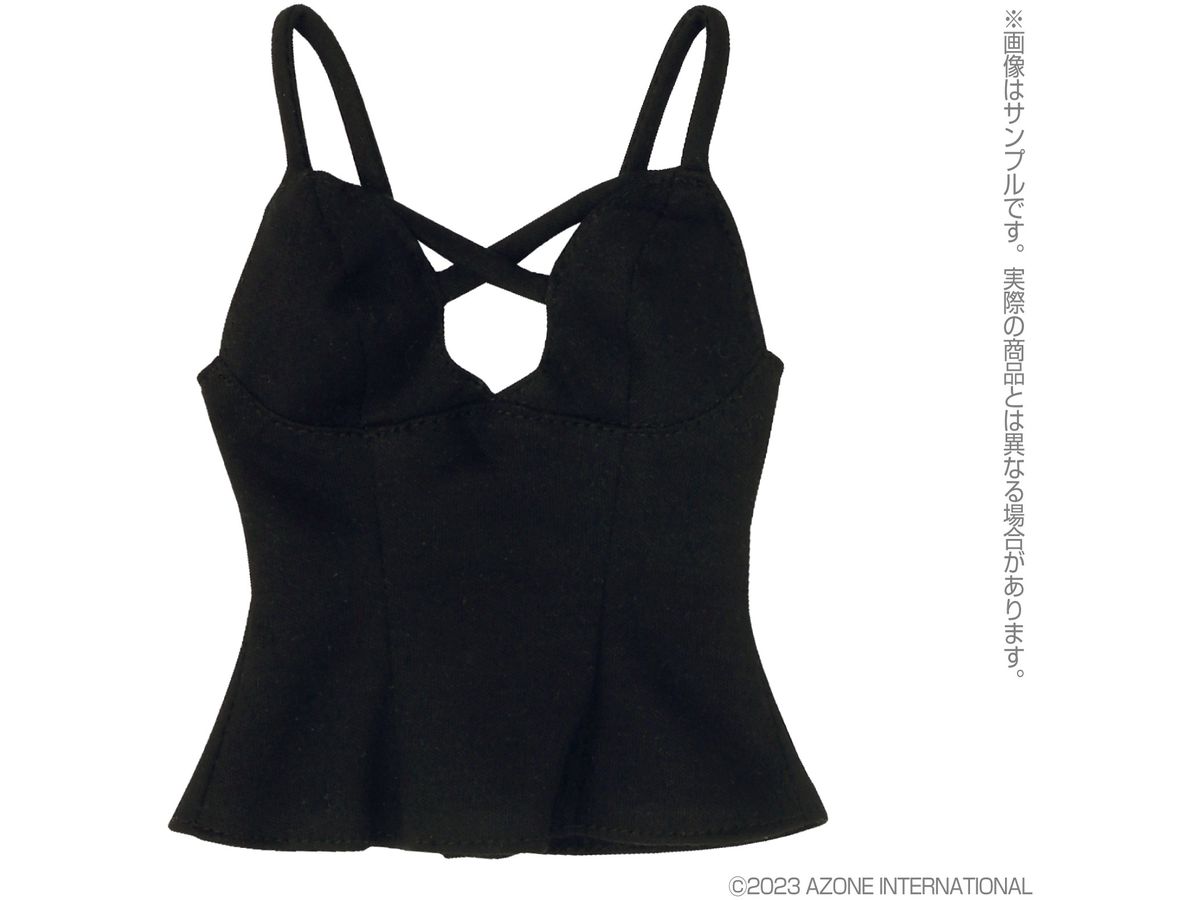 AZO2 Cross Strap Camisole Black