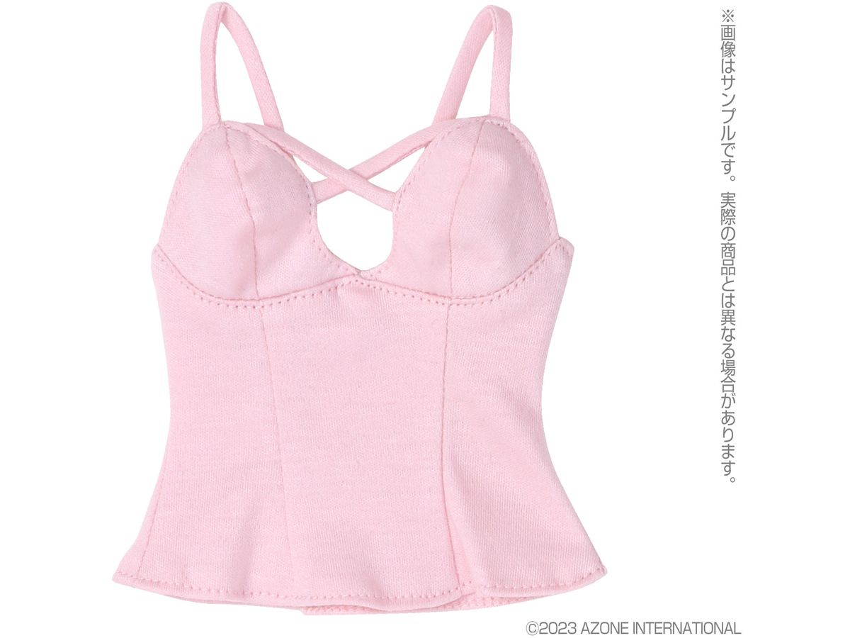 AZO2 Cross Strap Camisole Pink