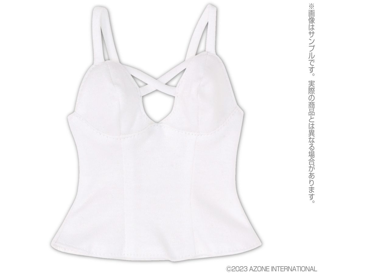 AZO2 Cross Strap Camisole White