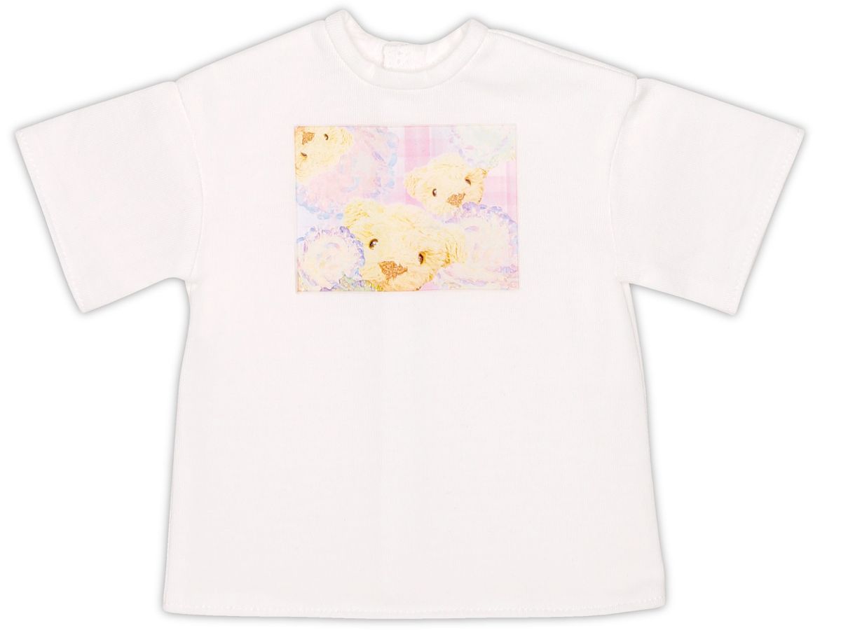 AZO2 Big Silhouette T-shirt Photo Art White x Bear