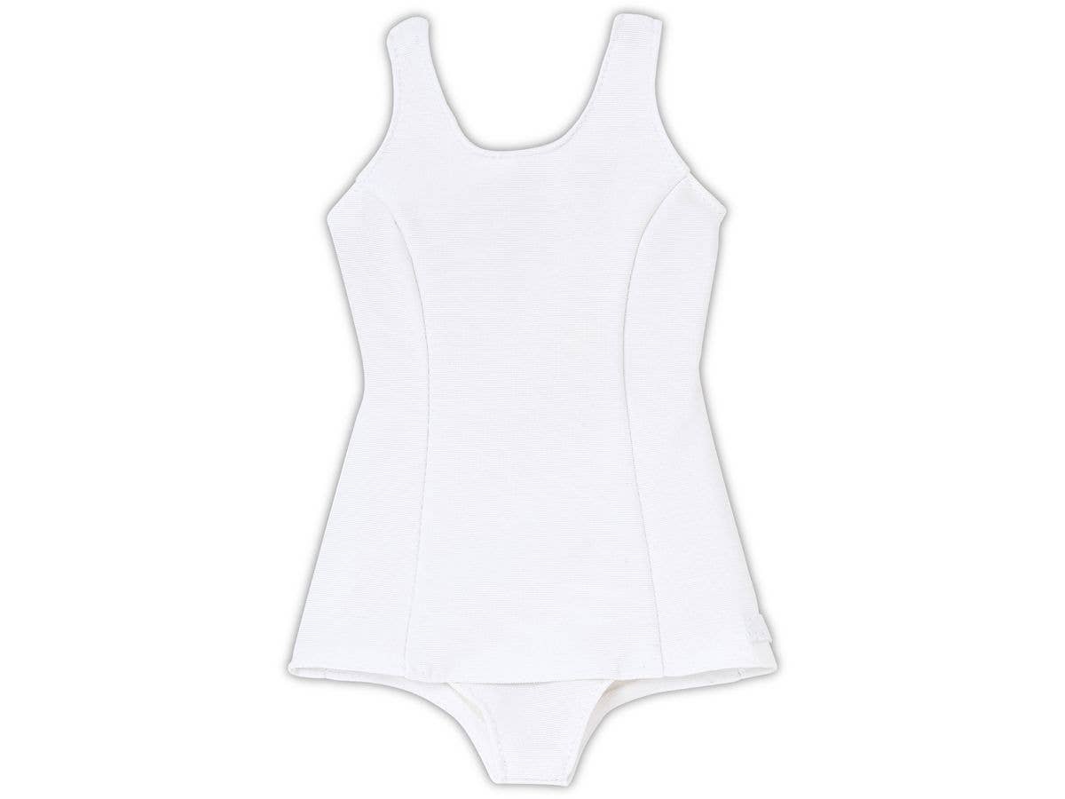 AZO2 School Swimsuit II White