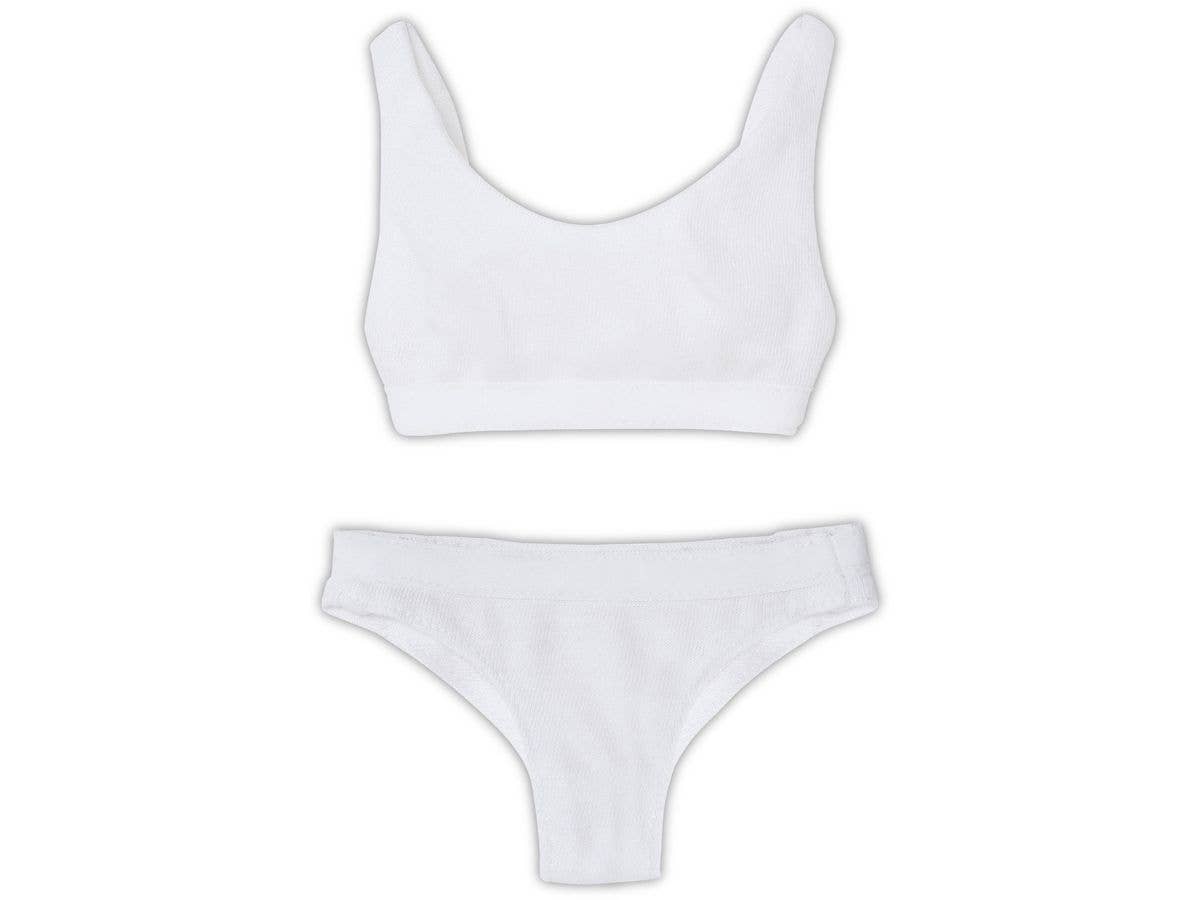 AZO2 Sporty Bra & Shorts set White