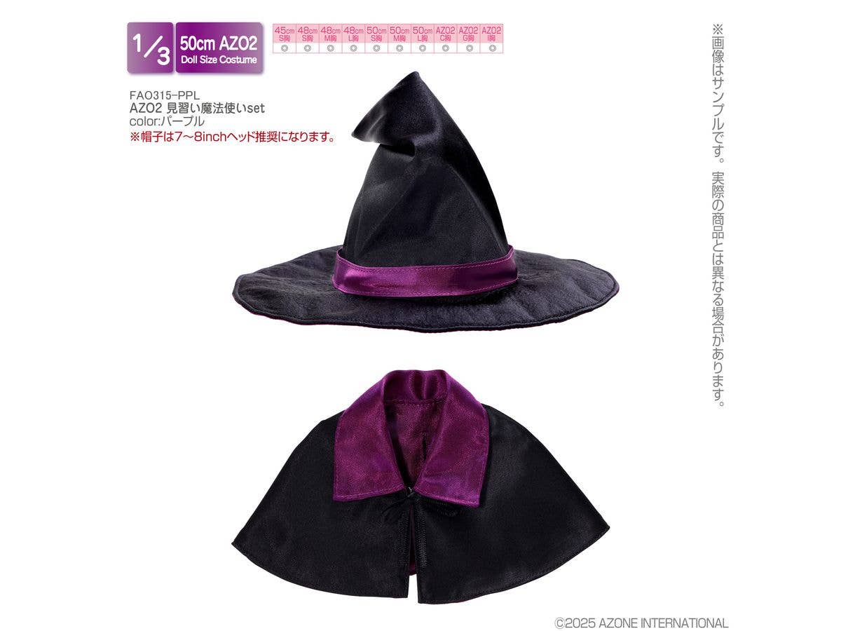 AZO2 Apprentice Wizard set Purple