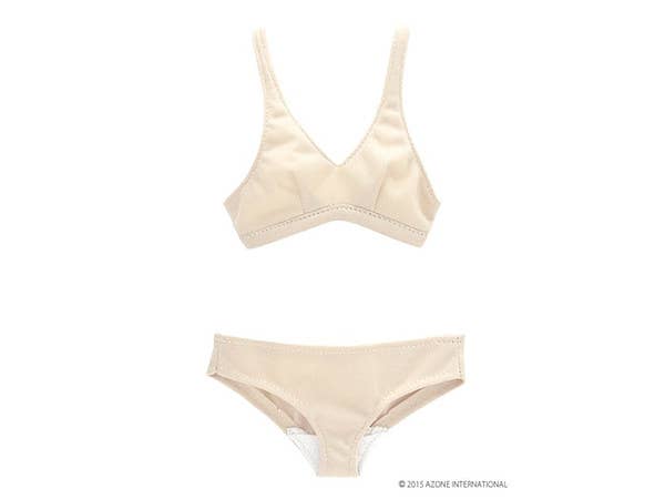 50cm Simple Underwear Set Beige