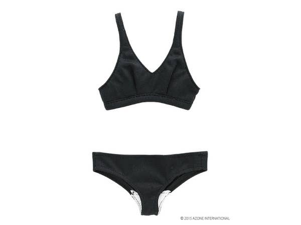 50cm Simple Underwear Set Black