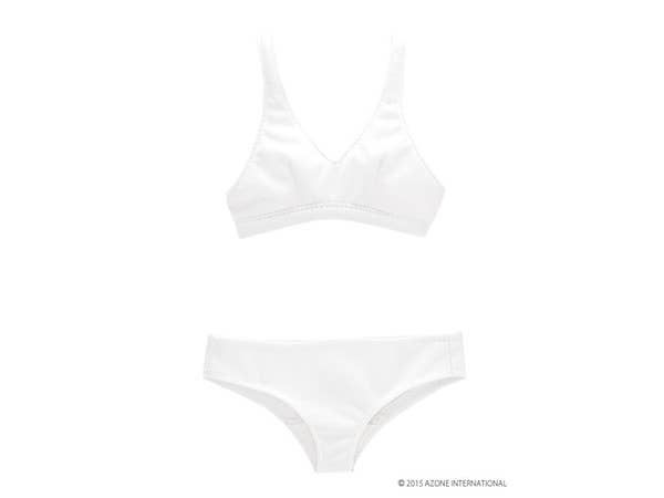 50cm Simple Underwear Set White