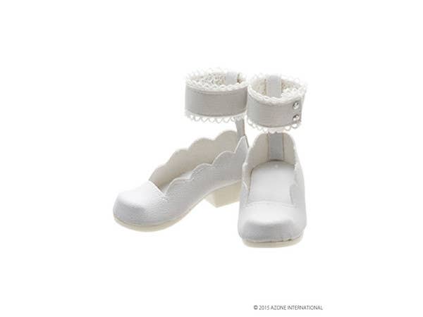 50cm Sahra's A La Mode Sweets Strap Shoes White