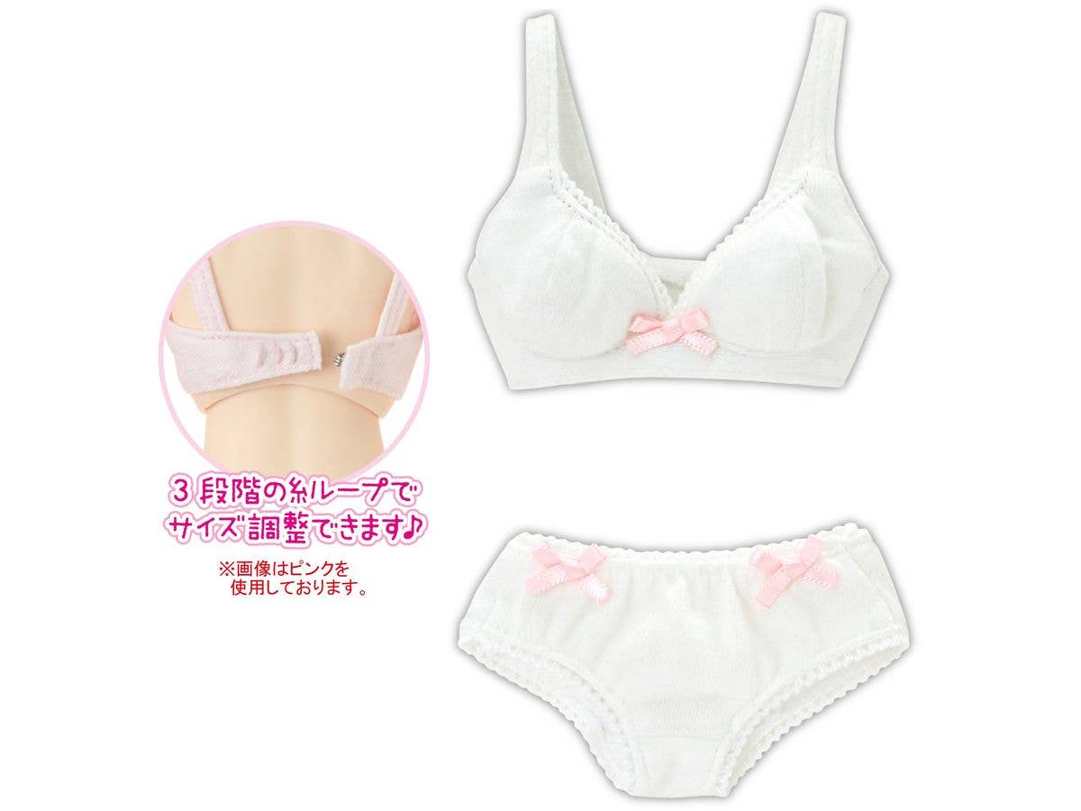 50 Simple Bra & Shorts II White x Pink