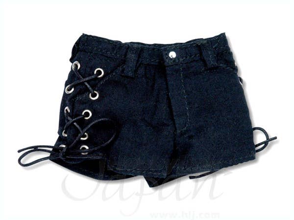 Lace up Hot Pants Black (Pure Neemo L)