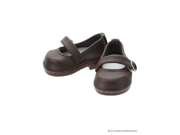 Kinoko Planet Strap Shoes Brown