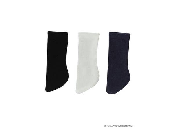 Kinoko Planet Socks A Set White, Black, Navy Blue