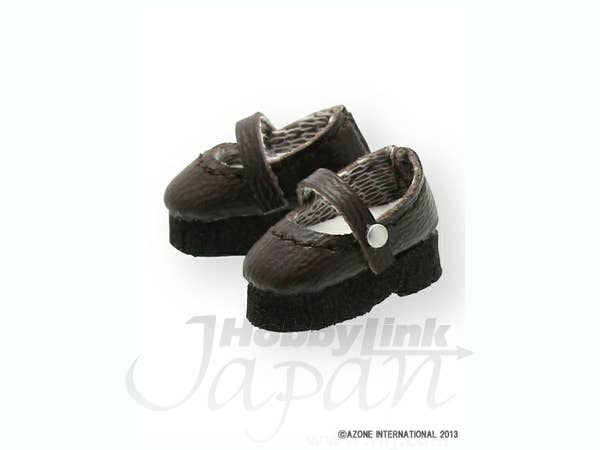 Strap Shoes Dark Brown