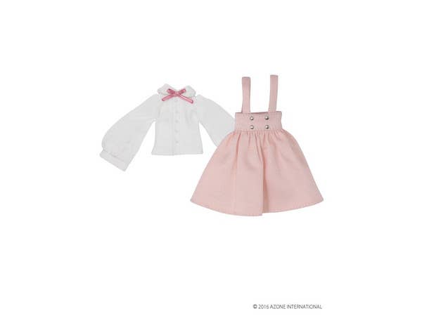 Petit Feuille High Waisted Skirt Set Milky Pink (P!cco Neemo D)