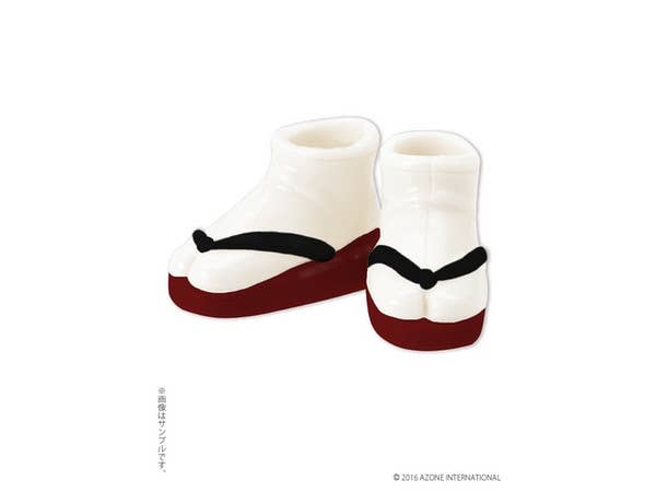 Soft Vinyl Zor Japanese Sandalsi Dark Red-Brown x Black (Picco Neemo Size)