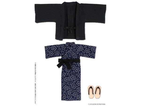 Onsen Yukata Set Dark Navy
