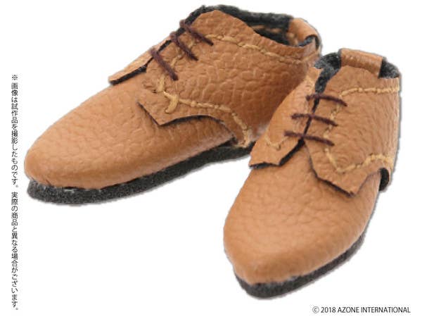 Lace Up Shoes Camel