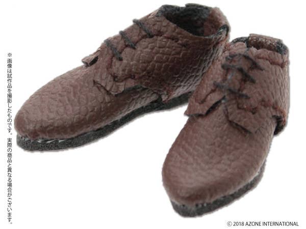 Lace Up Shoes Dark Brown