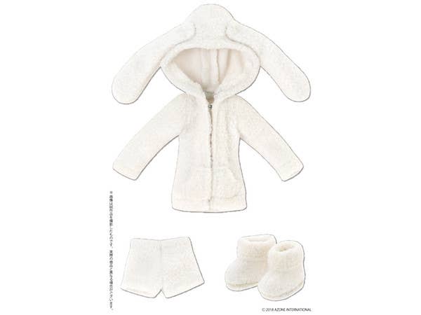 Pyon Pyon Room Wear Set White
