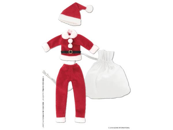 Boy Santa Set Red