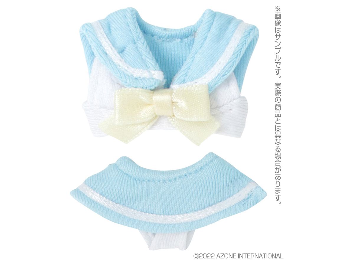 Sailor Bikini Set White x Light Blue (Reissue)