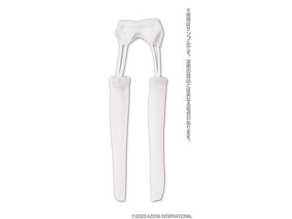 Garter Stockings White