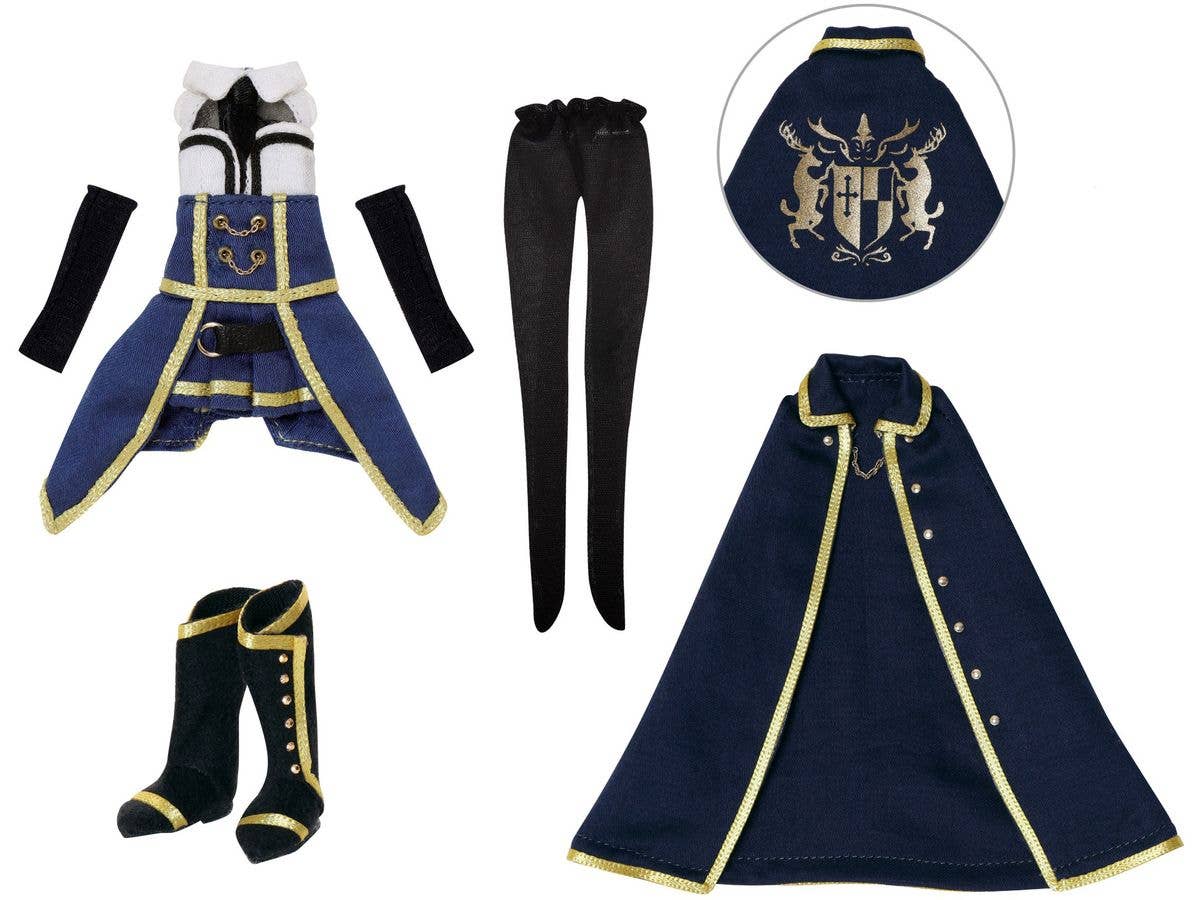 Assault Lily Odaiba Girls School / Haru Hishida Costume set Navy Blue x Blue