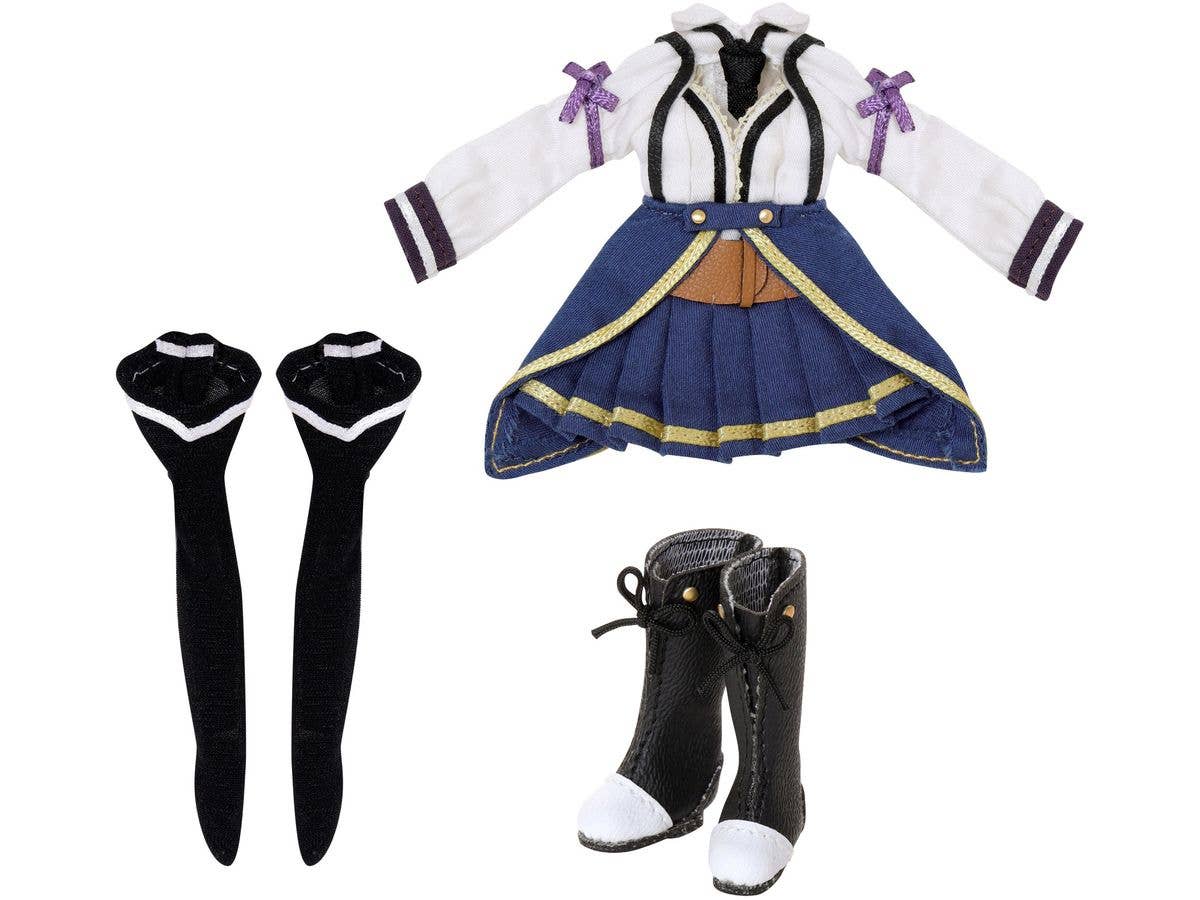 Assault Lily Odaiba Girls School / Chinami Suzuki Costume set White x Blue