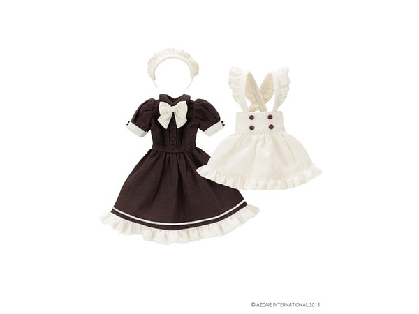 Classical Cafe Maid Set / Brown x Light Beige (Pure Neemo M)